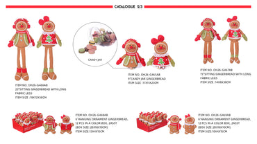 Gingerbread plush with Christmas Sweater