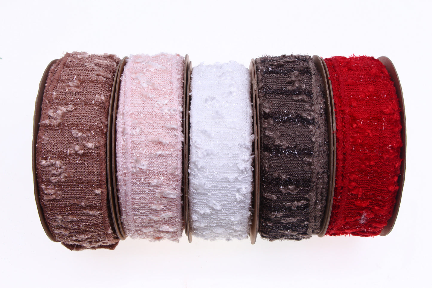 Snowball Textured Knit ribbons