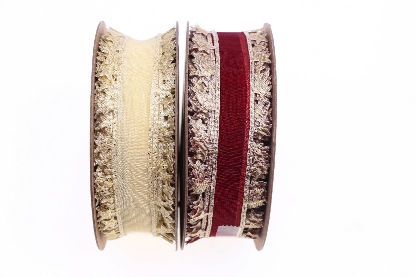 Metallic Star-edge Ruffle ribbon