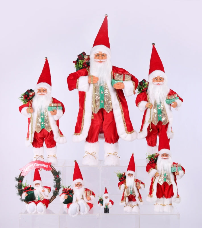 Classic Santa Claus holding Presents