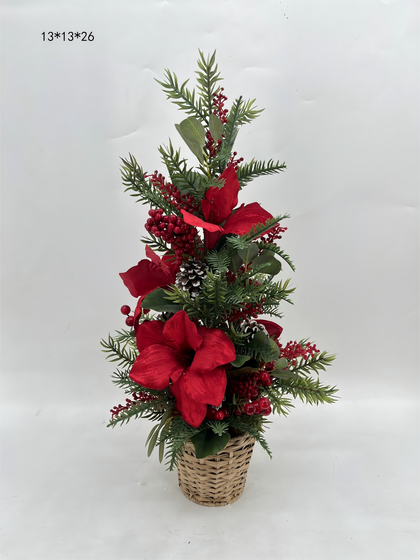 Artificial Christmas Floral Centerpiece