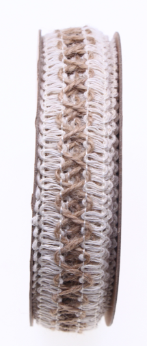 Two-tone Jute Mesh Braid ribbon
