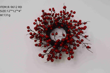 Artificial Red Berry Wreath