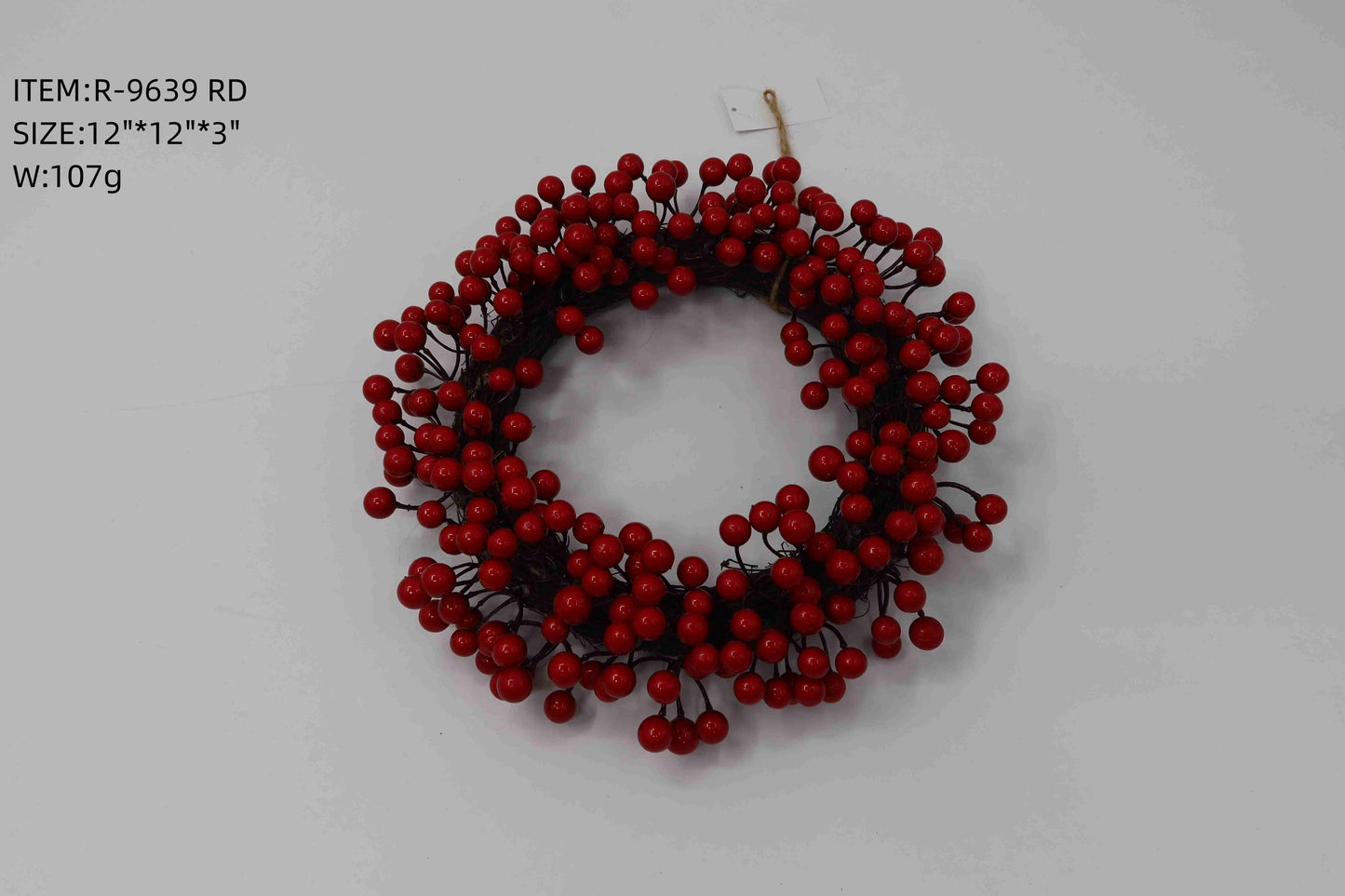 Artificial Red Berry Wreath