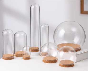 Glass Cylinder with a Cork Base