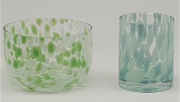 Dappled Glass Tumblers