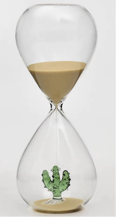 Decorative Hourglass Sand Timers with Figurine inside