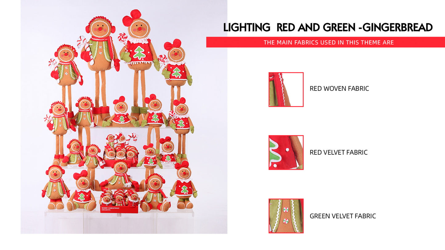 The Gingerbread Family: A Festive Plush Collection