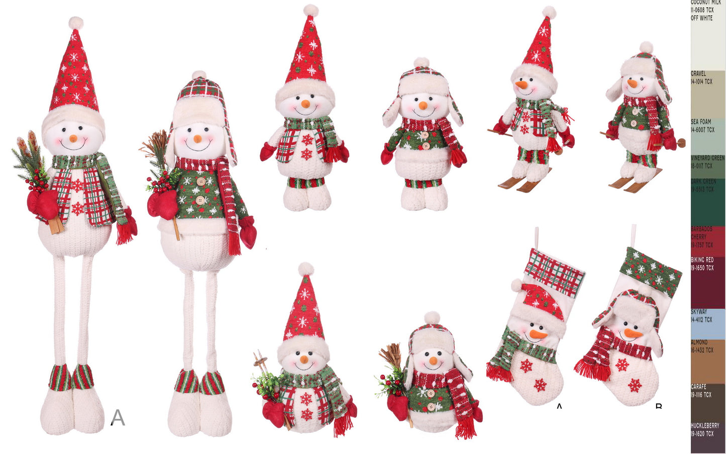 Snowman Plush Decor