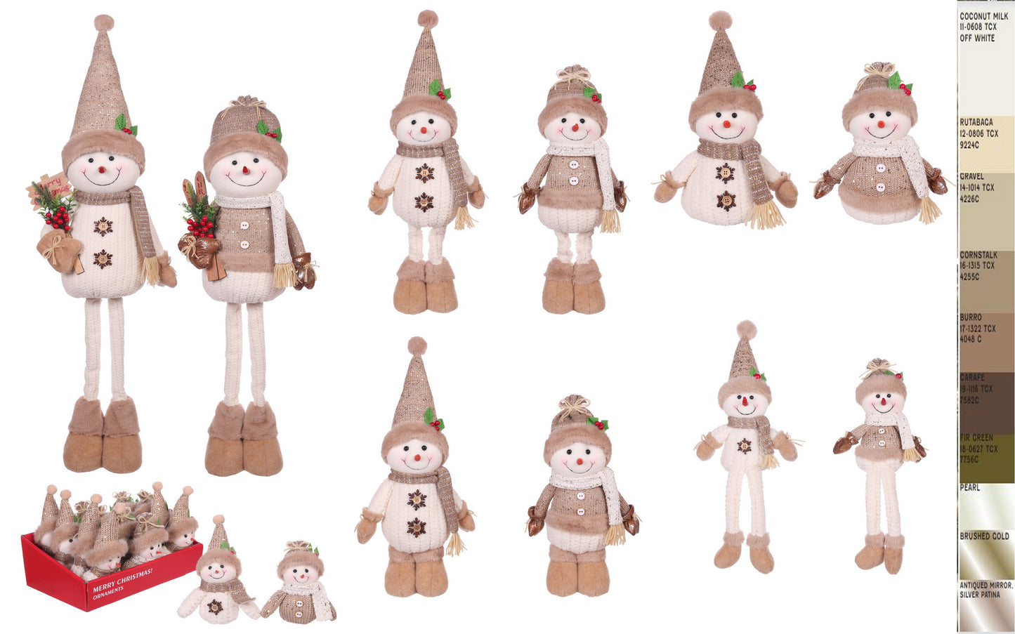 Snowman Plush Decor