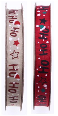 Christmas Themed wired ribbon