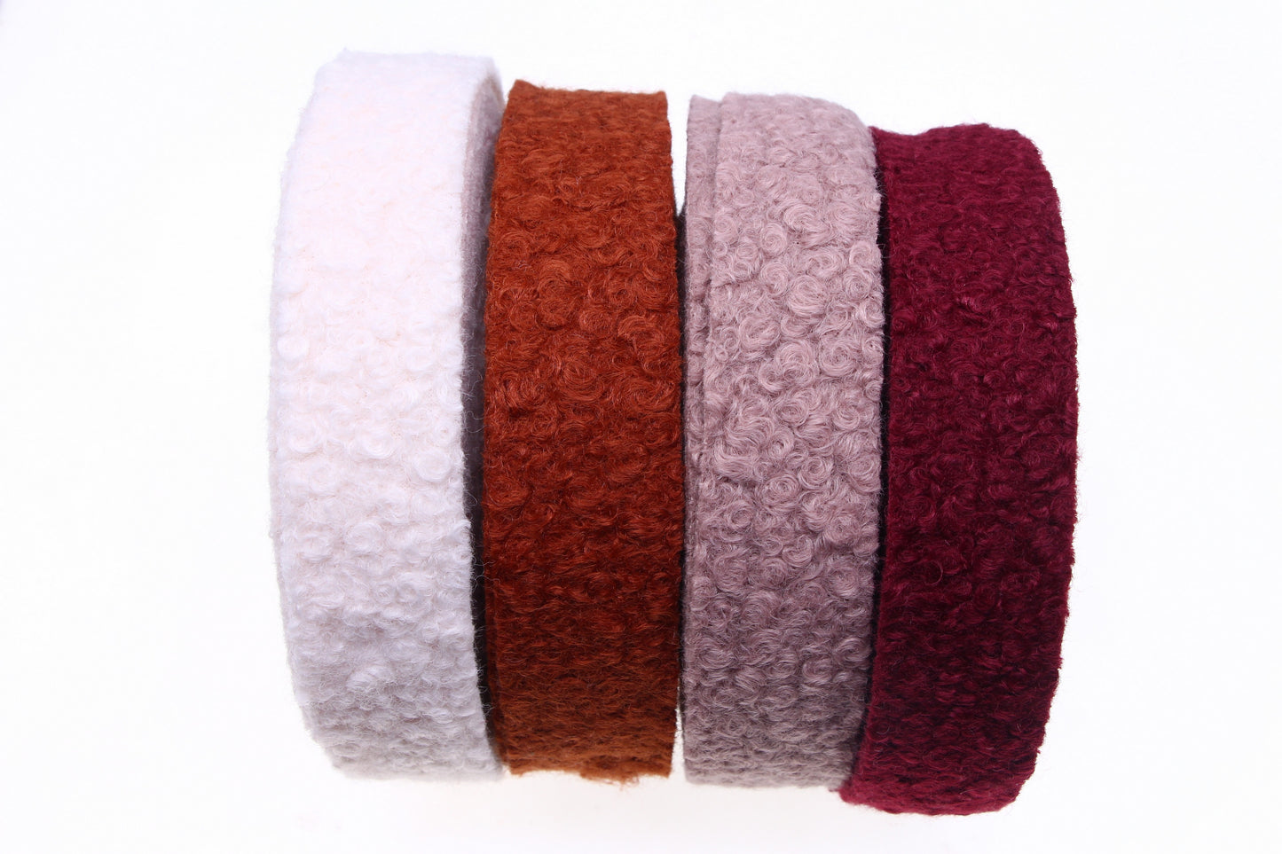 Fuzzy Faux Shearling wired ribbons