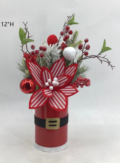 Artificial Christmas Floral Centerpiece