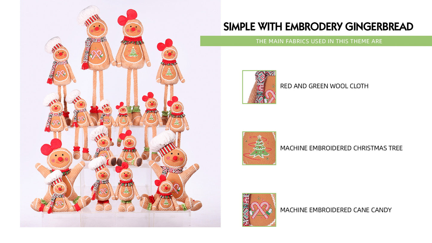 The Gingerbread Family: A Festive Plush Collection