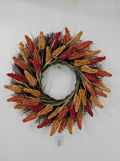 Autumn Harvest Hydrangea Wreath