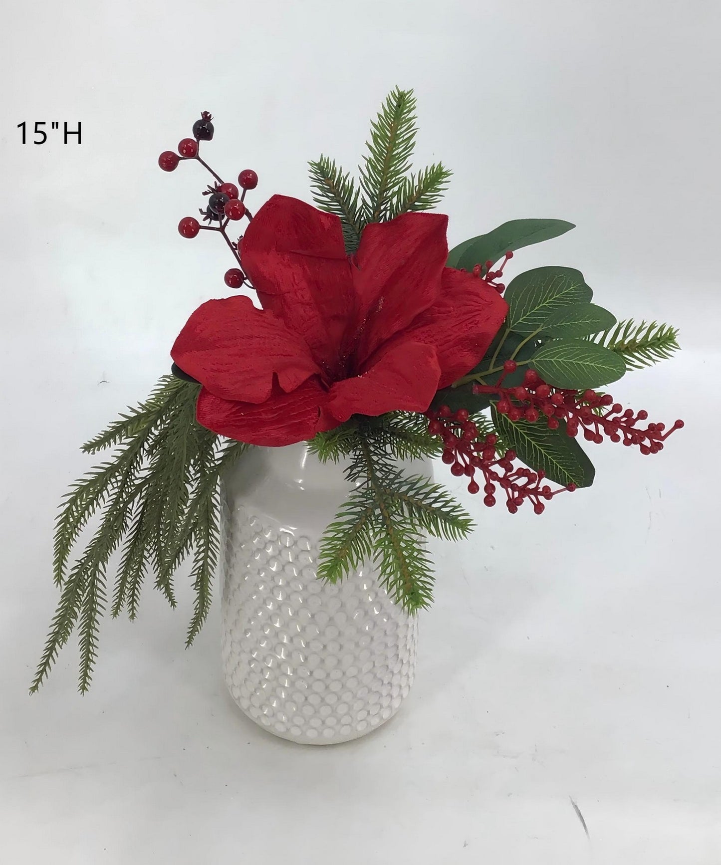 Artificial Christmas Floral Centerpiece