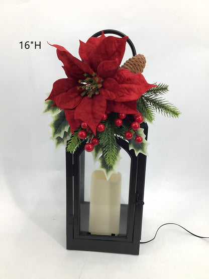 Artificial Christmas Floral Centerpiece
