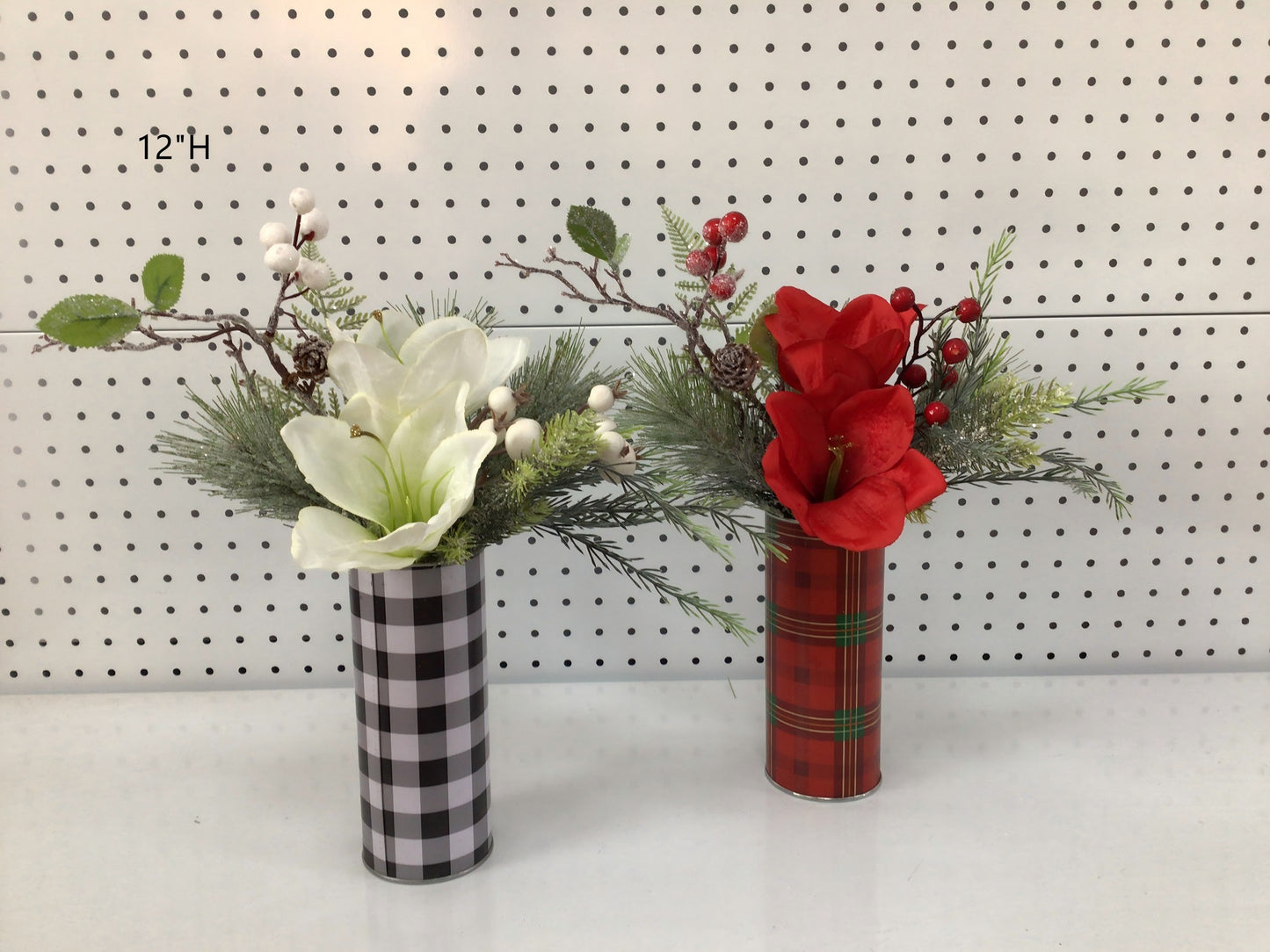 Artificial Christmas Floral Centerpiece