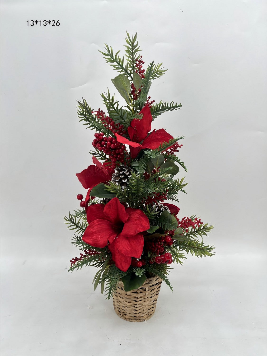 Artificial Christmas Floral Centerpiece