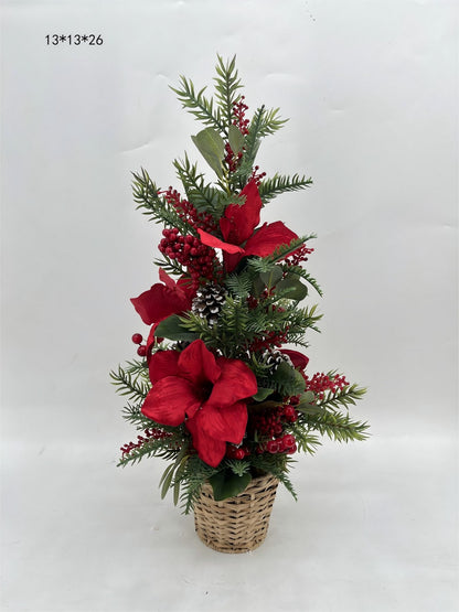 Artificial Christmas Floral Centerpiece