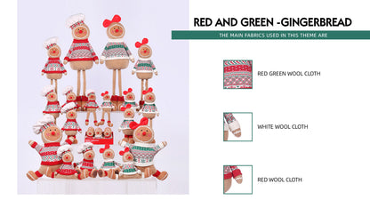 The Gingerbread Family: A Festive Plush Collection