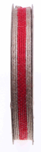 Natural Jute ribbon with Center Stripe