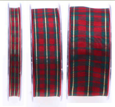 Christmas Themed wired ribbon