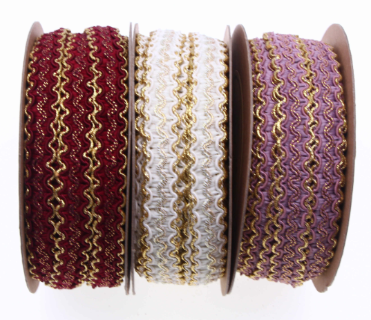 Metallic Rickrack Trim ribbon