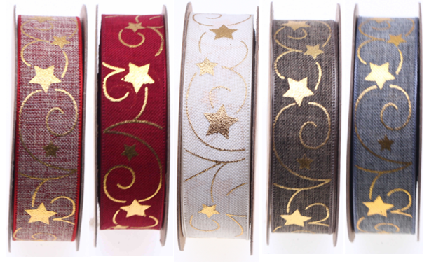 Star Printed ribbon