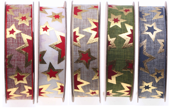 Star Printed ribbon
