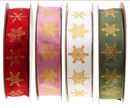 Christmas Themed wired ribbon