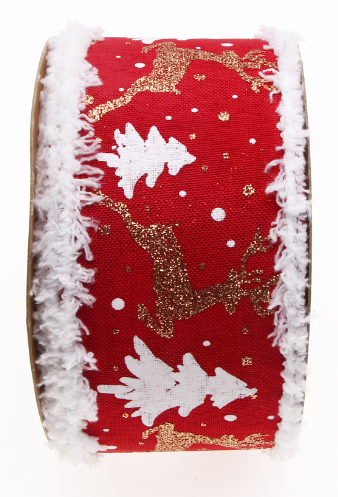 Christmas Themed wired ribbon