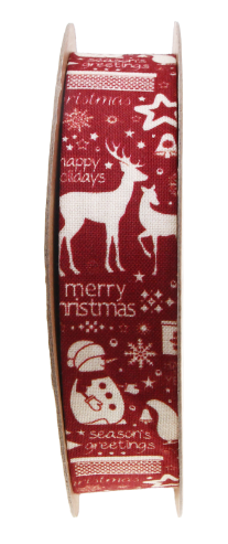 Christmas Themed wired ribbon