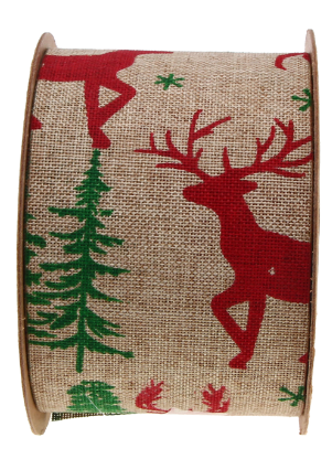 Christmas Themed wired ribbon