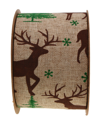 Christmas Themed wired ribbon