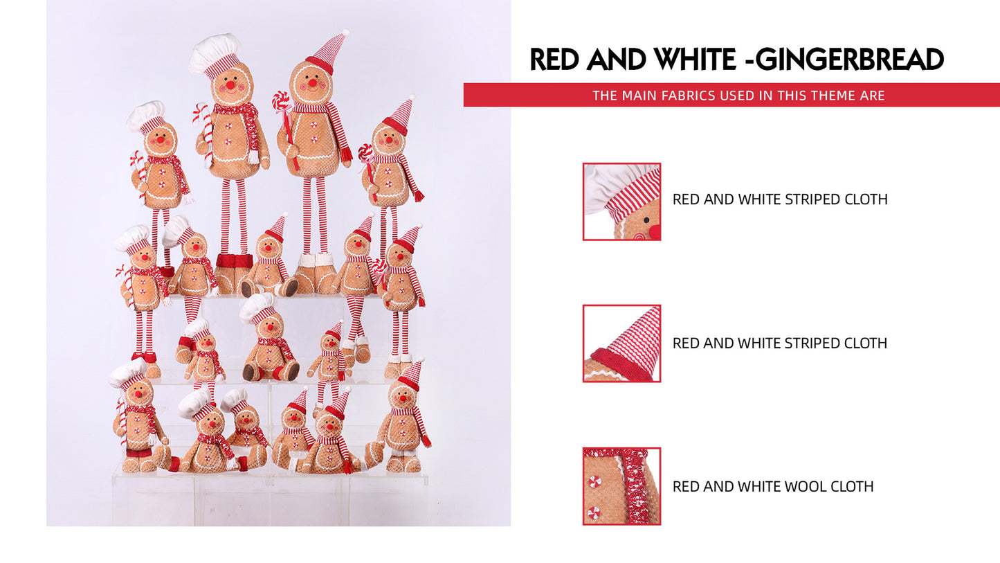 The Gingerbread Family: A Festive Plush Collection