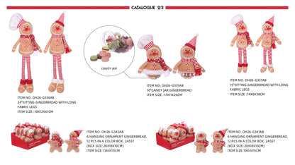 Gingerbread plush with Christmas Sweater