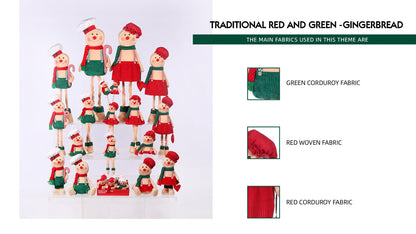 The Gingerbread Family: A Festive Plush Collection