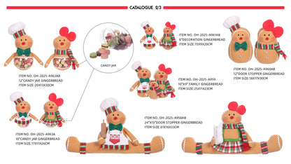 Gingerbread plush with Christmas Sweater