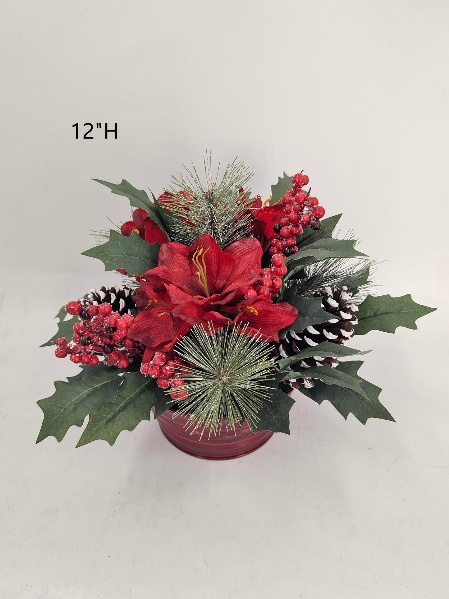 Artificial Christmas Floral Centerpiece