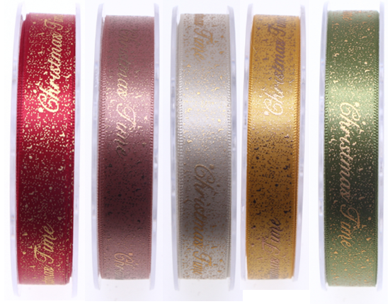 Christmas Themed wired ribbon