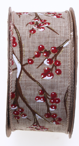 Christmas Themed wired ribbon