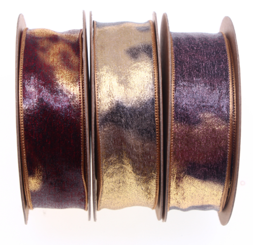 Shiny Metallic Moiré ribbon