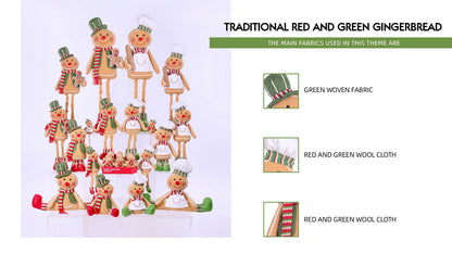 The Gingerbread Family: A Festive Plush Collection