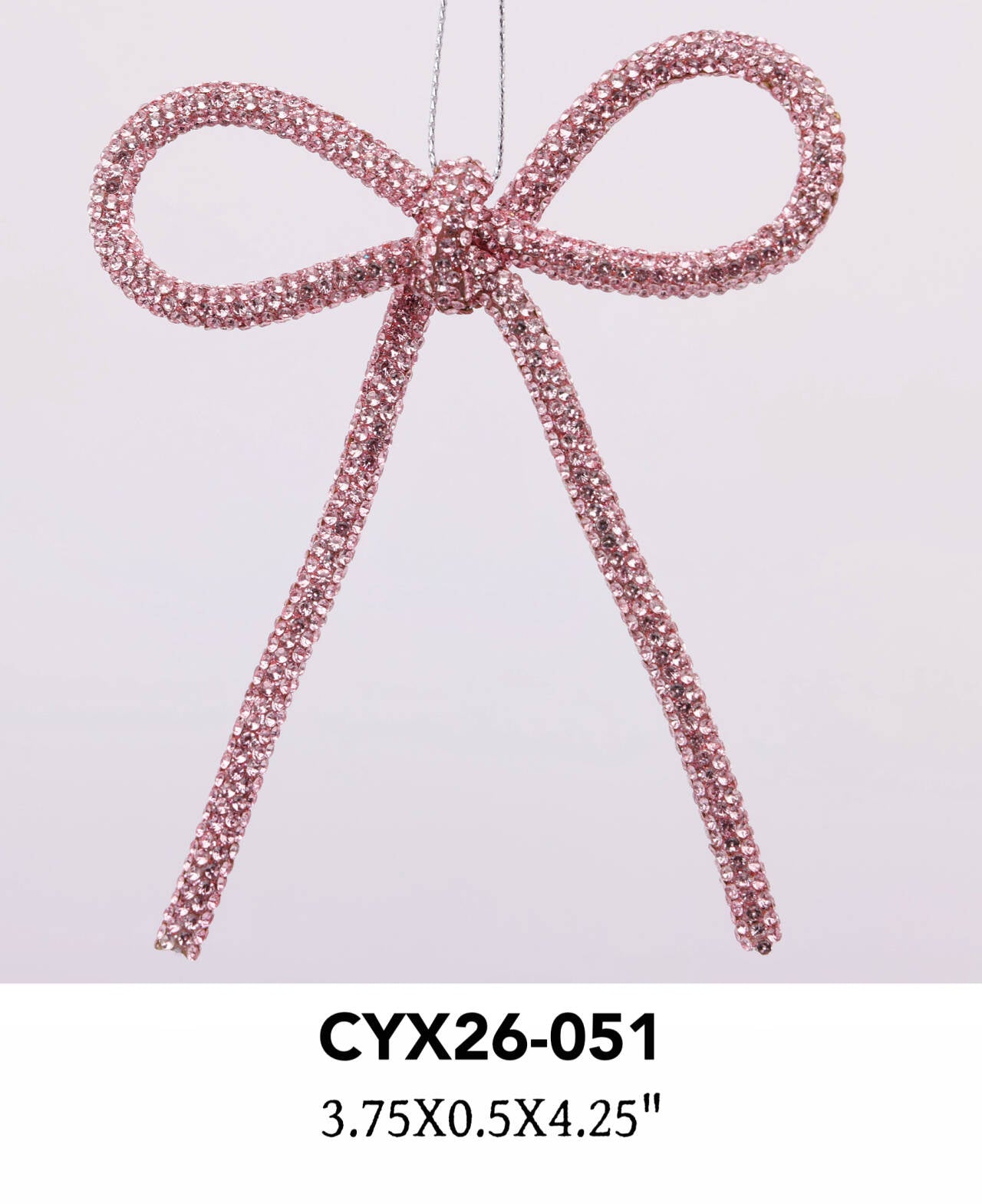 Christmas Bow Hanging Ornament