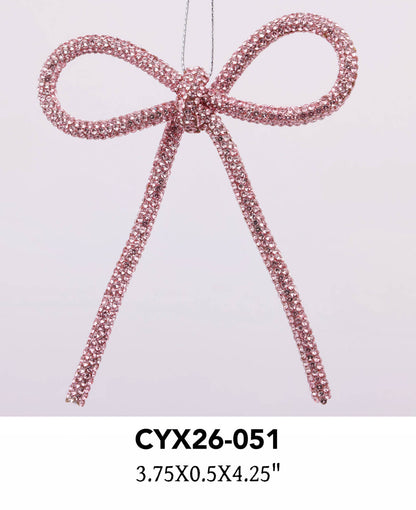 Christmas Bow Hanging Ornament