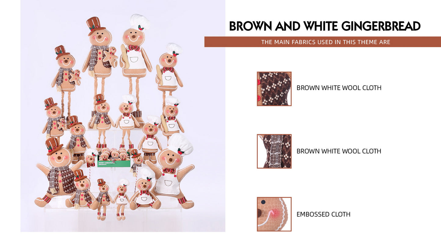 The Gingerbread Family: A Festive Plush Collection