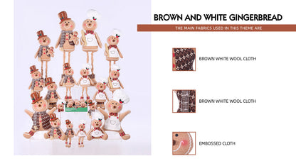 The Gingerbread Family: A Festive Plush Collection