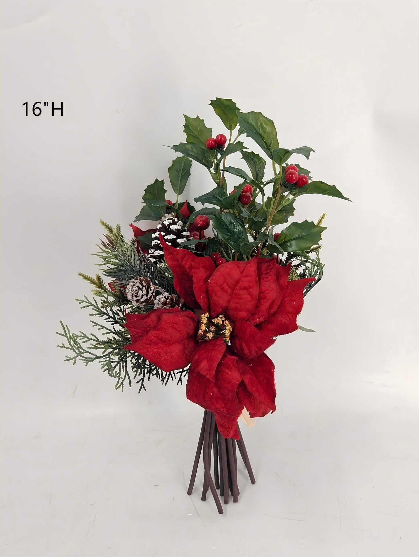 Artificial Christmas Floral Centerpiece