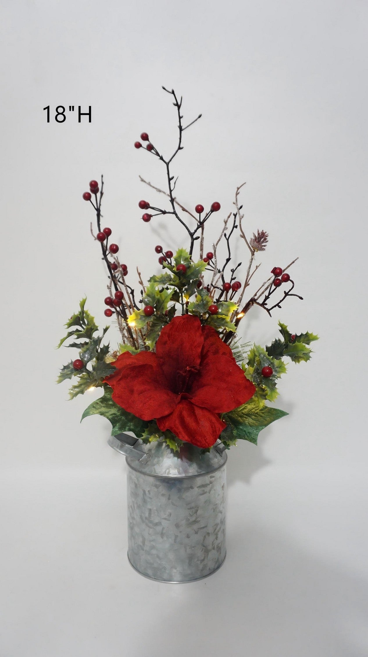 Artificial Christmas Floral Centerpiece